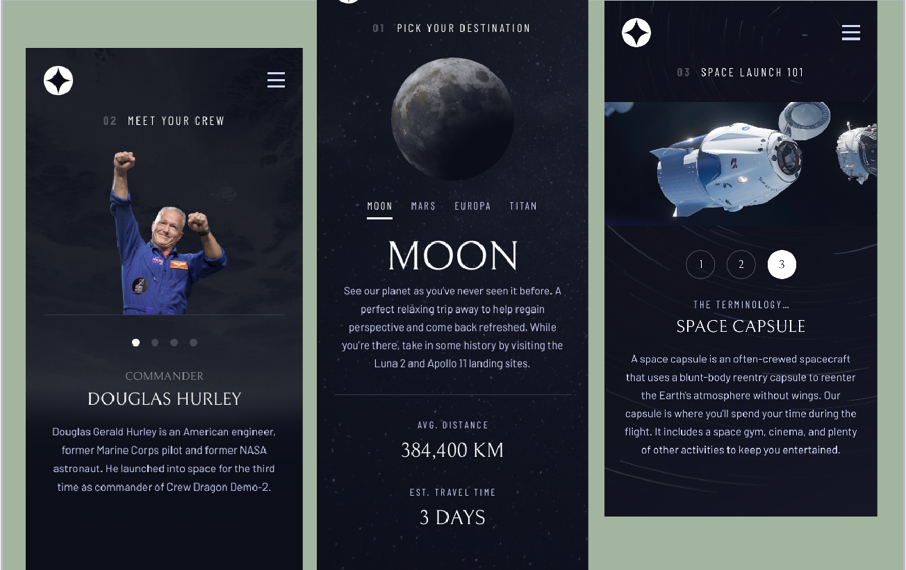 Screenshot of the Bookmark web app homepage
