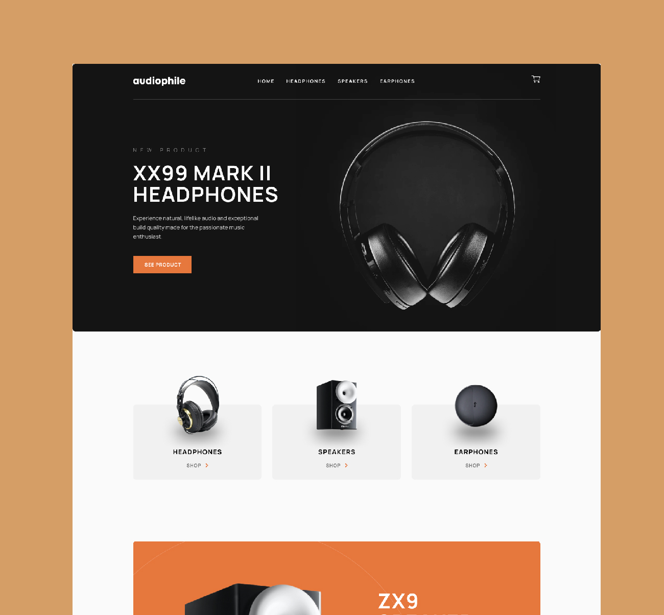 Screenshot of the Manage web app homepage